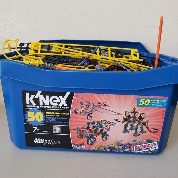 K'NEX Imagine 50 Model Big Value Building Set 408pc #12420 + Mighty Makers - Picture 2 of 6